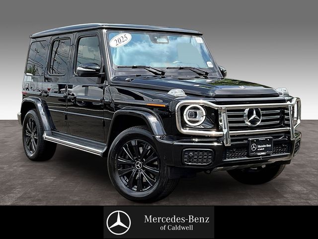 Obsidian Black Metallic 2025 Mercedes-Benz G-Class G 550 4MATIC SUV / Crossover All-Wheel Drive 9-Speed Automatic
