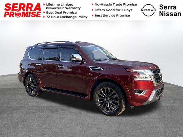 Coulis Red Pearl 2021 Nissan Armada SUV / Crossover Four-Wheel Drive 7-Speed Automatic