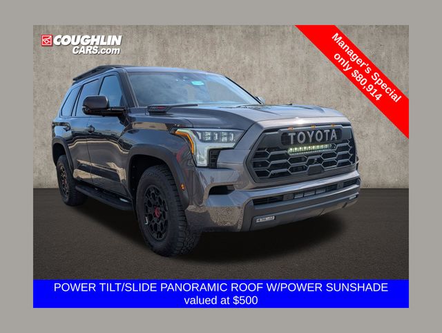 Magnetic Gray Metallic 2026 Toyota Sequoia TRD Pro 4WD SUV / Crossover Four-Wheel Drive Automatic