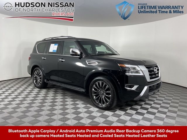 2024 Super Black Nissan Armada Platinum SUV