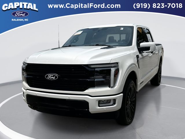 Space White Metallic 2025 Ford F-150 Pickup Truck Four-Wheel Drive Automatic