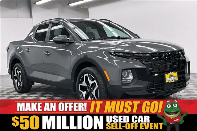 Hampton Gray 2024 Hyundai Santa Cruz Pickup Truck All-Wheel Drive 8-Speed Dual Clutch