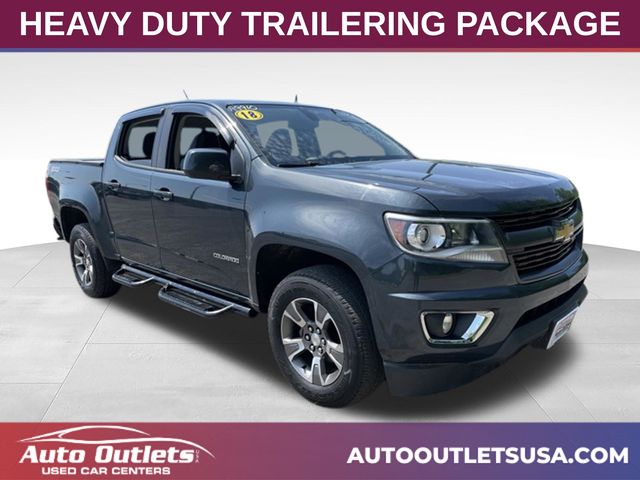 Gray (Graphite Metallic) 2018 Chevrolet Colorado Pickup Truck Four-Wheel Drive 8-Speed Automatic
