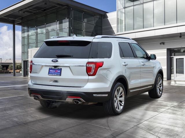 2018 Ingot Silver Ford Explorer Limited FWD SUV