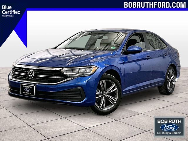 2023 Volkswagen Jetta 1.5T SE Blue at Sutliff Volkswagen