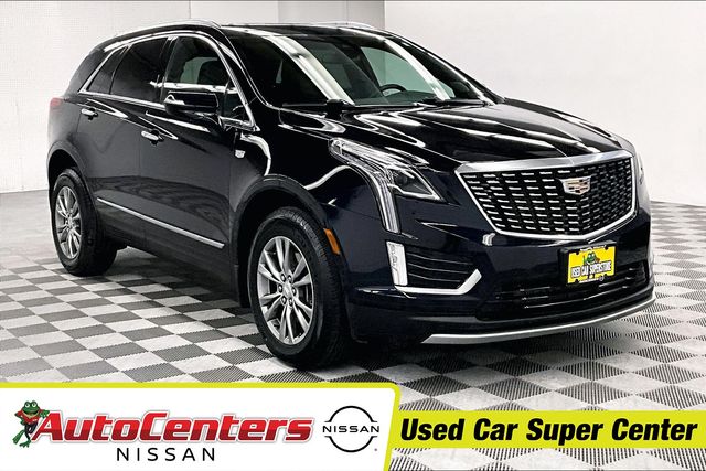 Dark Moon Blue Metallic 2022 Cadillac XT5 SUV / Crossover Four-Wheel Drive 9-Speed Automatic