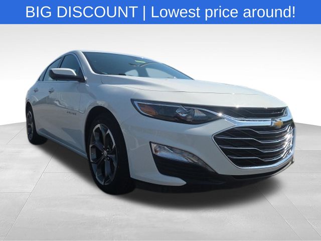 Summit White 2020 Chevrolet Malibu Sedan Front-Wheel Drive Continuously Variable Transmission