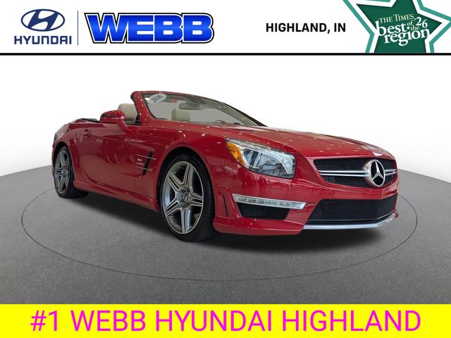 Red 2016 Mercedes-Benz SL-Class SL 63 AMG Convertible Rear-Wheel Drive 7-Speed Automatic