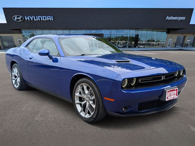 Indigo Blue 2020 Dodge Challenger Coupe Rear-Wheel Drive 8-Speed Automatic
