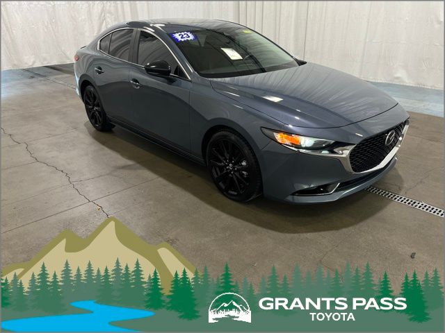 Polymetal Gray Metallic 2023 Mazda MAZDA3 2.5 S Carbon Edition Sedan FWD Sedan Front-Wheel Drive 6-Speed Automatic
