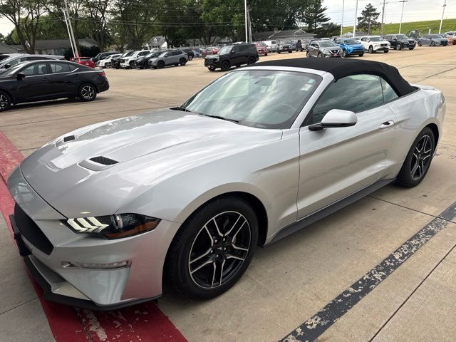 Ingot Silver 2018 Ford Mustang EcoBoost Premium Convertible RWD Convertible Rear-Wheel Drive Automatic
