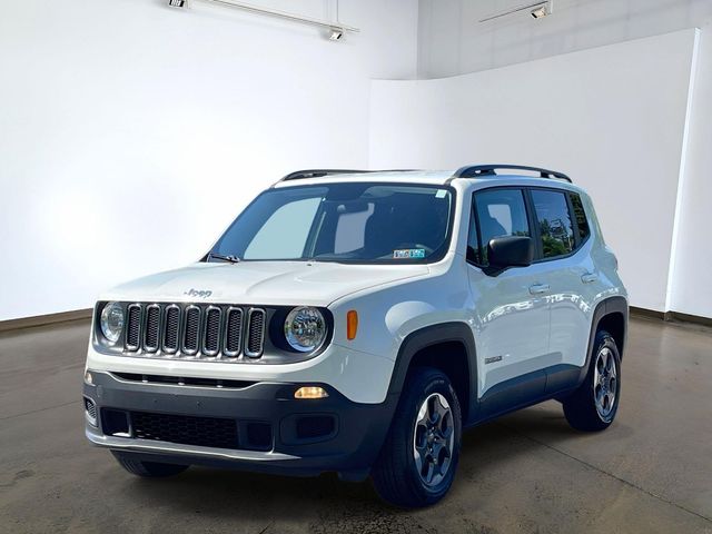 Alpine White 2017 Jeep Renegade SUV / Crossover Four-Wheel Drive 9-Speed Automatic