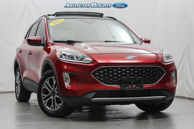 Rapid Red Metallic Tinted Clearcoat 2021 Ford Escape SUV / Crossover All-Wheel Drive 8-Speed Automatic
