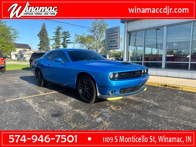 B5 Blue Pearlcoat 2019 Dodge Challenger Coupe All-Wheel Drive 8-Speed Automatic