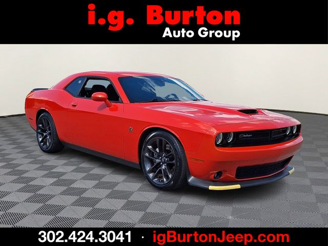 Go Mango! 2020 Dodge Challenger R/T Scat Pack RWD Coupe Rear-Wheel Drive 8-Speed Automatic