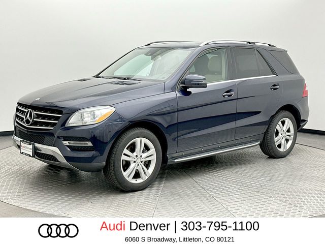 Dark Blue 2014 Mercedes-Benz M-Class SUV / Crossover All-Wheel Drive 7-Speed Automatic