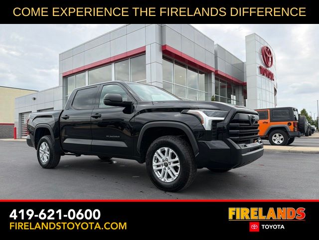 Midnight Black Metallic 2023 Toyota Tundra Pickup Truck Four-Wheel Drive Automatic