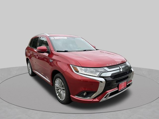 Rally Red Metallic 2019 Mitsubishi Outlander Hybrid Plug-in SUV / Crossover All-Wheel Drive 1-Speed Automatic