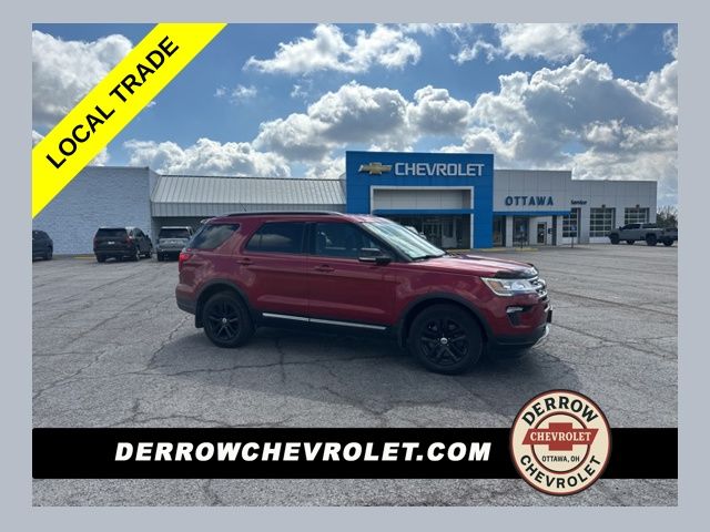 Red 2018 Ford Explorer XLT AWD SUV / Crossover All-Wheel Drive 6-Speed Automatic