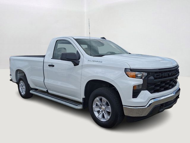 Summit White 2025 Chevrolet Silverado 1500 Pickup Truck 4X2 Automatic