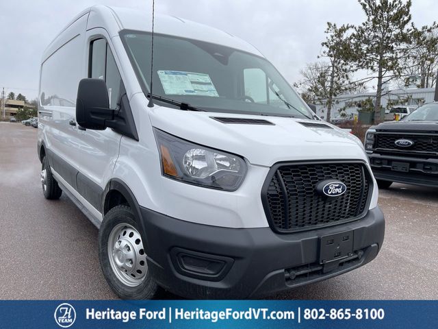 Oxford White 2026 Ford Transit Cargo 150 Medium Roof LB AWD Van All-Wheel Drive Automatic