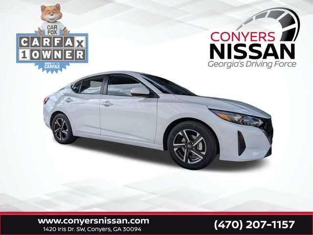 White (Fresh Powder) 2025 Nissan Sentra Sedan Front-Wheel Drive Continuously Variable Transmission