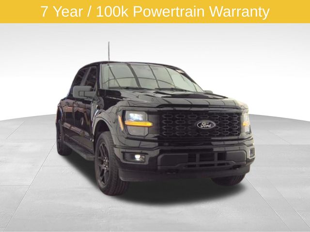 Black Metallic 2025 Ford F-150 STX SuperCrew 4WD Pickup Truck Four-Wheel Drive Automatic
