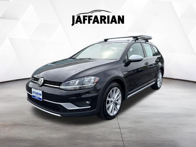 Deep Black Pearl 2019 Volkswagen Golf Alltrack SE 4Motion AWD Wagon All-Wheel Drive 6-Speed Manual