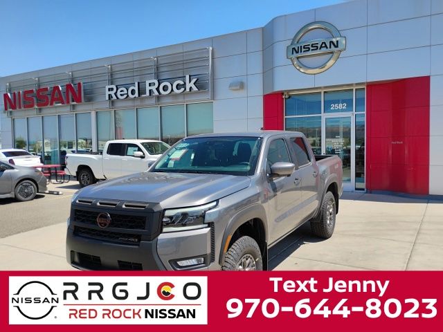 Gray (Gun Metallic) 2026 Nissan Frontier Pickup Truck Four-Wheel Drive 9-Speed Automatic Overdrive