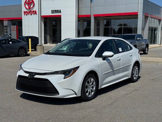 Pearl 2026 Toyota Corolla LE FWD Sedan Front-Wheel Drive Continuously Variable Transmission