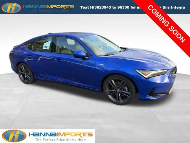 Apex Blue Pearl 2024 Acura Integra FWD with A-SPEC Package Sedan Front-Wheel Drive Continuously Variable Transmission