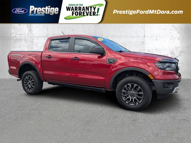 Rapid Red Metallic Tinted Clearcoat 2020 Ford Ranger XLT SuperCrew RWD Pickup Truck 4X2 Automatic
