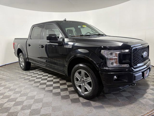 Black 2019 Ford F-150 Pickup Truck Four-Wheel Drive Automatic