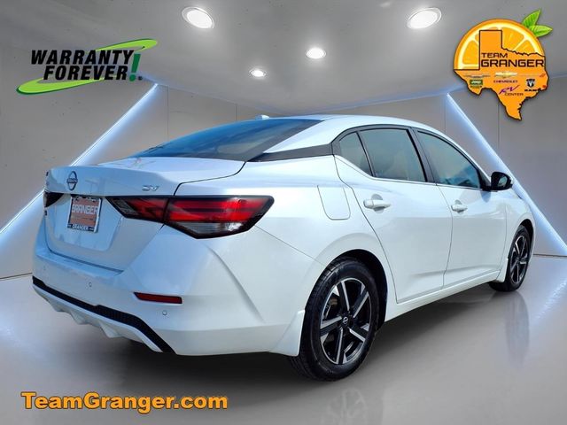 Used 2024 Nissan Sentra SV with VIN 3N1AB8CV8RY250595 for sale in Orange, TX
