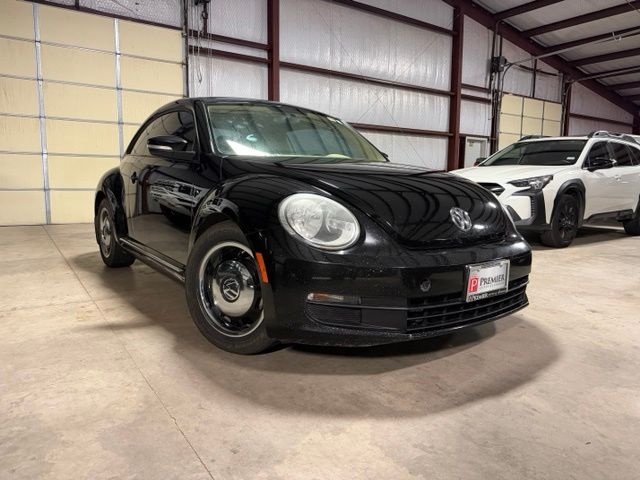 Black 2013 Volkswagen Beetle Hatchback Front-Wheel Drive 6-Speed Automatic