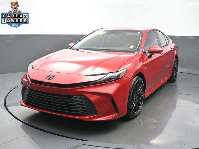 Red 2025 Toyota Camry Sedan Front-Wheel Drive Continuously Variable Transmission
