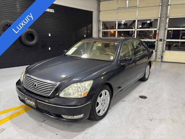 Black Onyx 2004 Lexus LS 430 RWD Sedan Rear-Wheel Drive 6-Speed Automatic