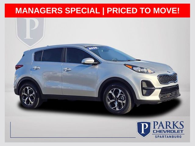 Sparkling Silver 2020 Kia Sportage LX FWD SUV / Crossover Front-Wheel Drive 6-Speed Automatic Overdrive
