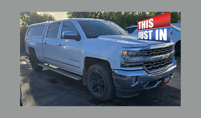 Summit White 2018 Chevrolet Silverado 1500 Pickup Truck Four-Wheel Drive 6-Speed Automatic Overdrive