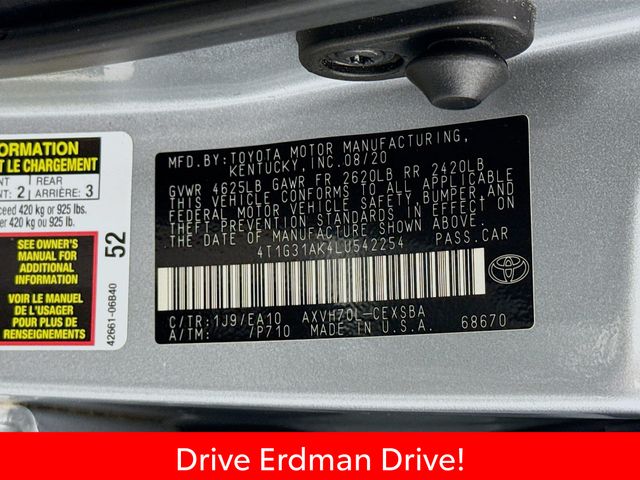 Used 2020 Toyota Camry Hybrid Sedan