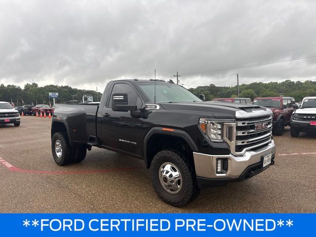 Onyx Black 2022 GMC Sierra 3500HD Pickup Truck Four-Wheel Drive 6-Speed Automatic