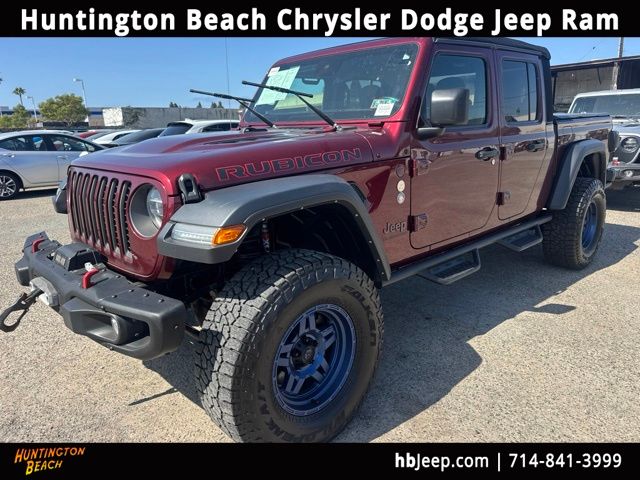 Snazzberry Pearlcoat 2021 Jeep Gladiator Pickup Truck Four-Wheel Drive 6-Speed Manual