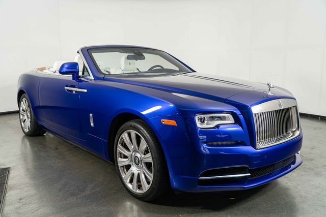 Blue 2017 Rolls-Royce Dawn Convertible Convertible Rear-Wheel Drive 8-Speed Automatic