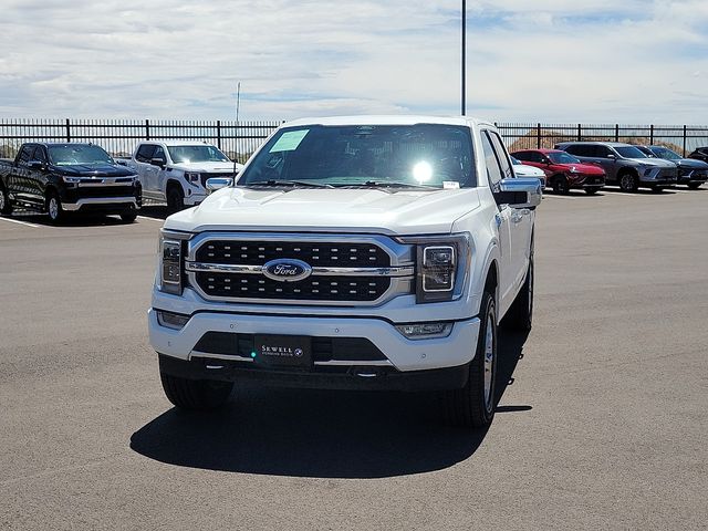 White Metallic 2022 Ford F-150 Pickup Truck Four-Wheel Drive Automatic