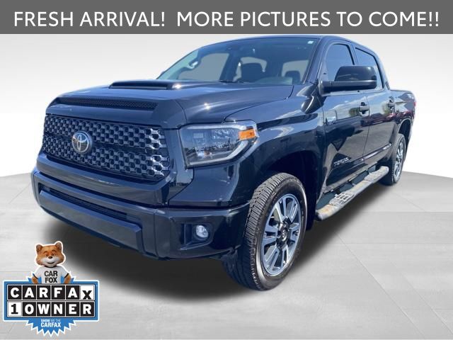 Midnight Black Metallic 2021 Toyota Tundra Pickup Truck Four-Wheel Drive 6-Speed Automatic