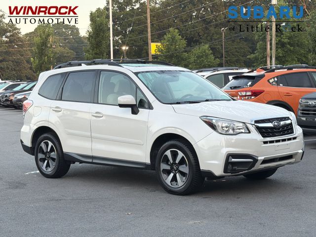 Crystal White Pearl 2018 Subaru Forester SUV / Crossover All-Wheel Drive Continuously Variable Transmission