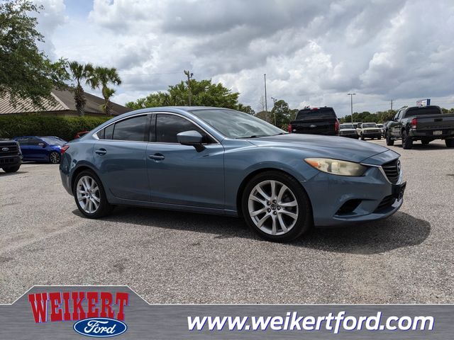 Blue Reflex Mica 2017 Mazda MAZDA6 Touring Sedan FWD Sedan Front-Wheel Drive 6-Speed Automatic