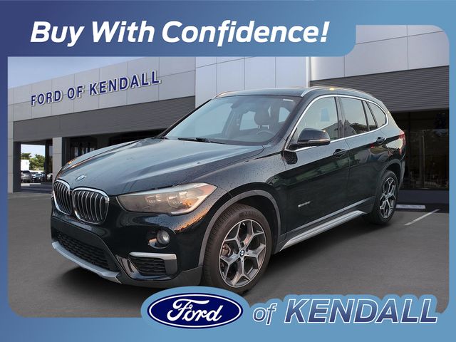 Jet Black 2018 BMW X1 SUV / Crossover Front-Wheel Drive 8-Speed Automatic