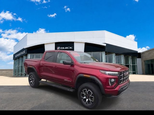 Volcanic Red Tintcoat 2023 GMC Canyon Pickup Truck Four-Wheel Drive 8-Speed Automatic