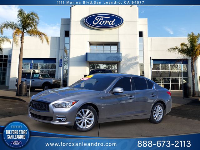 Gray (Graphite Shadow) 2017 INFINITI Q50 Sedan Rear-Wheel Drive 7-Speed Automatic